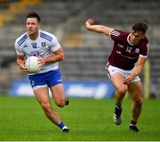 13 June 2021; Dessie Ward of Monaghan in action against Paul Conroy of Galway during the Allianz Football League Division 1 Relegation play-off match between Monaghan and Galway at St. Tiernach’s Park in Clones, Monaghan. Photo by Ray McManus/Sportsfile