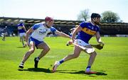 13 June 2021; Dan McCormack of Tipperary in action against Calum Lyons of Waterford during the Allianz Hurling League Division 1 Group A Round 5 match between Waterford and Tipperary at Walsh Park in Waterford. Photo by Stephen McCarthy/Sportsfile