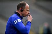 13 June 2021; Monaghan interim manager David McCague during the Allianz Football League Division 1 Relegation play-off match between Monaghan and Galway at St. Tiernach’s Park in Clones, Monaghan. Photo by Ray McManus/Sportsfile