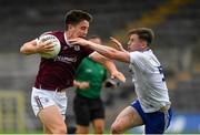 13 June 2021; Seán Kelly of Galway in action against Karl O'Connell of Monaghan during the Allianz Football League Division 1 Relegation play-off match between Monaghan and Galway at St. Tiernach’s Park in Clones, Monaghan. Photo by Ray McManus/Sportsfile