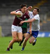13 June 2021; Seán Kelly of Galway in action against Karl O'Connell of Monaghan during the Allianz Football League Division 1 Relegation play-off match between Monaghan and Galway at St. Tiernach’s Park in Clones, Monaghan. Photo by Ray McManus/Sportsfile