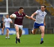 13 June 2021; Shane Walsh of Galway in action against Niall Kearns of Monaghan during the Allianz Football League Division 1 Relegation play-off match between Monaghan and Galway at St. Tiernach’s Park in Clones, Monaghan. Photo by Ray McManus/Sportsfile