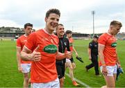 13 June 2021; Niall Grimley of Armagh following his side's victory in the Allianz Football League Division 1 Relegation play-off match between Armagh and Roscommon at Athletic Grounds in Armagh. Photo by Ramsey Cardy/Sportsfile