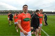 13 June 2021; Stefan Campbell of Armagh following his side's victory in the Allianz Football League Division 1 Relegation play-off match between Armagh and Roscommon at Athletic Grounds in Armagh. Photo by Ramsey Cardy/Sportsfile