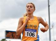 13 June 2021; Rose Finnegan of UCD AC, Dublin, competing in the Senior Women's 1500m during day two of the AAI Games & Combined Events Championships at Morton Stadium in Santry, Dublin. Photo by Sam Barnes/Sportsfile