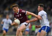13 June 2021; Shane Walsh of Galway in action against Dessie Ward of Monaghan during the Allianz Football League Division 1 Relegation play-off match between Monaghan and Galway at St. Tiernach’s Park in Clones, Monaghan. Photo by Ray McManus/Sportsfile