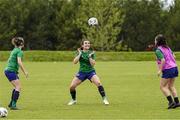 13 June 2021; Niamh Farrelly during a Republic of Ireland training session at Laugardalsvollur in Reykjavik, Iceland. Photo by Eythor Arnason/Sportsfile