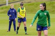 13 June 2021; Claire O'Riordan during a Republic of Ireland training session at Laugardalsvollur in Reykjavik, Iceland. Photo by Eythor Arnason/Sportsfile