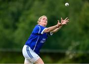 13 June 2021; Niamh Brennan of Erne Eagles fields during the Mixed Senior Rounders Final 2020 match between Erne Eagles and Glynn Barntown at GAA centre of Excellence, National Sports Campus in Abbotstown, Dublin. Photo by Harry Murphy/Sportsfile