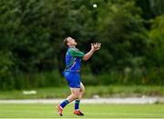 13 June 2021; Warren Broaders of Glynn Barntown makes a catch during the Mixed Senior Rounders Final 2020 match between Erne Eagles and Glynn Barntown at GAA centre of Excellence, National Sports Campus in Abbotstown, Dublin. Photo by Harry Murphy/Sportsfile