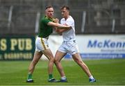 13 June 2021; Conor McGill of Meath and Darragh Kirwan of Kildare tussle in the closing stages of the Allianz Football League Division 2 semi-final match between Kildare and Meath at St Conleth's Park in Newbridge, Kildare. Photo by Piaras Ó Mídheach/Sportsfile