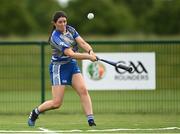 13 June 2021; Kate O'Connor of Glynn Barntown bats during the Ladies Senior Rounders Final 2020 match between Breaffy and Glynn Barntown at GAA centre of Excellence, National Sports Campus in Abbotstown, Dublin. Photo by Harry Murphy/Sportsfile