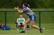 13 June 2021; Laura Williams of Breaffy makes a catch during the Ladies Senior Rounders Final 2020 match between Breaffy and Glynn Barntown at GAA centre of Excellence, National Sports Campus in Abbotstown, Dublin. Photo by Harry Murphy/Sportsfile