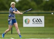 13 June 2021; Olivia Tolster of Breaffy bats during the Ladies Senior Rounders Final 2020 match between Breaffy and Glynn Barntown at GAA centre of Excellence, National Sports Campus in Abbotstown, Dublin. Photo by Harry Murphy/Sportsfile