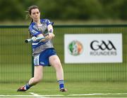 13 June 2021; Helen Gallagher of Breaffy  bats during the Ladies Senior Rounders Final 2020 match between Breaffy and Glynn Barntown at GAA centre of Excellence, National Sports Campus in Abbotstown, Dublin. Photo by Harry Murphy/Sportsfile