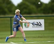 13 June 2021; Olivia Tolster of Breaffy bats during the Ladies Senior Rounders Final 2020 match between Breaffy and Glynn Barntown at GAA centre of Excellence, National Sports Campus in Abbotstown, Dublin. Photo by Harry Murphy/Sportsfile