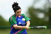 13 June 2021; Emma Reddy of Glynn Barntown bats during the Ladies Senior Rounders Final 2020 match between Breaffy and Glynn Barntown at GAA centre of Excellence, National Sports Campus in Abbotstown, Dublin. Photo by Harry Murphy/Sportsfile