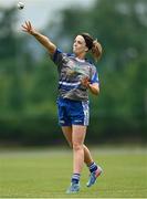 13 June 2021; Grainne Gavin of Breaffy fields during the Ladies Senior Rounders Final 2020 match between Breaffy and Glynn Barntown at GAA centre of Excellence, National Sports Campus in Abbotstown, Dublin. Photo by Harry Murphy/Sportsfile