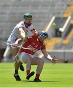 13 June 2021; Sean O'Donoghue of Cork in action against Niall Burke of Galway during the Allianz Hurling League Division 1 Group A Round 5 match between Cork and Galway at Páirc Ui Chaoimh in Cork. Photo by Eóin Noonan/Sportsfile