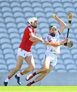 13 June 2021; Cathal Mannion of Galway in action against Sean O'Donoghue of Cork during the Allianz Hurling League Division 1 Group A Round 5 match between Cork and Galway at Páirc Ui Chaoimh in Cork. Photo by Eóin Noonan/Sportsfile