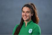 24 January 2020; Team Ireland rowers at the official announcement of the squad who will compete at the Tokyo 2020 Olympics. The rowing team was the first group of Team Ireland athletes to collect their kit bags ahead of the Games. Pictured is Aileen Crowley. Photo by Seb Daly/Sportsfile