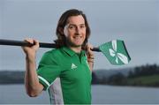 24 January 2020; Team Ireland rowers at the official announcement of the squad who will compete at the Tokyo 2020 Olympics. The rowing team was the first group of Team Ireland athletes to collect their kit bags ahead of the Games. Pictured is Paul O'Donovan. Photo by Seb Daly/Sportsfile