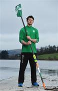 24 January 2020; Team Ireland rowers at the official announcement of the squad who will compete at the Tokyo 2020 Olympics. The rowing team was the first group of Team Ireland athletes to collect their kit bags ahead of the Games. Pictured is Ronan Byrne. Photo by Seb Daly/Sportsfile