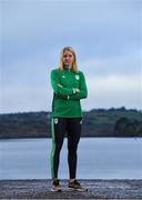24 January 2020; Team Ireland rowers at the official announcement of the squad who will compete at the Tokyo 2020 Olympics. The rowing team was the first group of Team Ireland athletes to collect their kit bags ahead of the Games. Pictured is Sanita Pušpure. Photo by Seb Daly/Sportsfile