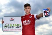 31 May 2021; Cian Kelly of St Patrick's Athletic at the EA Sports Underage League Launch at the FAI National Training Centre in Abbotstown, Dublin. Photo by Harry Murphy/Sportsfile