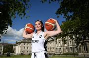 16 June 2021; Ireland senior international and Trinity Meteors player Sarah Kenny at the announcement of Trinity College as a Basketball Ireland Centre of Excellence. Photo by David Fitzgerald/Sportsfile