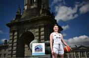 16 June 2021; Ireland senior international and Trinity Meteors player Sarah Kenny at the announcement of Trinity College as a Basketball Ireland Centre of Excellence. Photo by David Fitzgerald/Sportsfile