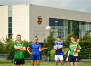 14 June 2021; Players in attendance from left, Meath footballer Joey Wallace, Laois ladies footballer Fiona Dooley, Laois footballer Trevor Collins and Carlow camogie player Ciara Kavanagh at IT Carlow GPA Scholarship 2021 Launch at IT Carlow, Moanacurragh in Carlow. Photo by Eóin Noonan/Sportsfile