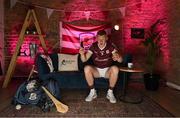 14 June 2021; #HurlingToTheCore ambassador Joe Canning of Galway at the launch of the second series of Bord Gáis Energy’s GAAGAABox, which features the most passionate hurling fans across the country filmed in their front-rooms as they experience the agony and ecstasy of following their counties’ fortunes from home. You can watch GAAGAABox on Bord Gáis Energy’s #HurlingToTheCore YouTube channel throughout the Senior Hurling Championship. Photo by Brendan Moran/Sportsfile