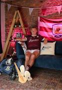14 June 2021; #HurlingToTheCore ambassador Joe Canning of Galway at the launch of the second series of Bord Gáis Energy’s GAAGAABox, which features the most passionate hurling fans across the country filmed in their front-rooms as they experience the agony and ecstasy of following their counties’ fortunes from home. You can watch GAAGAABox on Bord Gáis Energy’s #HurlingToTheCore YouTube channel throughout the Senior Hurling Championship. Photo by Brendan Moran/Sportsfile