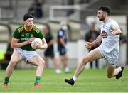 13 June 2021; Brian Conlon of Meath in action against Kevin Flynn of Kildare during the Allianz Football League Division 2 semi-final match between Kildare and Meath at St Conleth's Park in Newbridge, Kildare. Photo by Piaras Ó Mídheach/Sportsfile