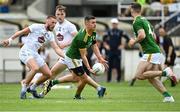 13 June 2021; Shane McEntee of Meath in action against Neil Flynn of Kildare during the Allianz Football League Division 2 semi-final match between Kildare and Meath at St Conleth's Park in Newbridge, Kildare. Photo by Piaras Ó Mídheach/Sportsfile
