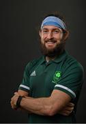 18 June 2021; Team Ireland rowers at the official announcement of the squad who will compete at the Tokyo 2020 Olympics. The rowing team was the first group of Team Ireland athletes to collect their kit bags ahead of the Games. Pictured is Paul O'Donovan. Photo by Seb Daly/Sportsfile