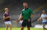 13 June 2021; Referee David Gough during the Allianz Football League Division 1 Relegation play-off match between Monaghan and Galway at St. Tiernach’s Park in Clones, Monaghan. Photo by Ray McManus/Sportsfile