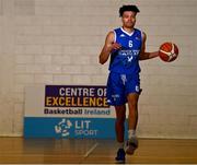 16 June 2021; Obinna Josephs from LIT Basketball and Limerick Sport Eagles at the announcement of Limerick Institute of Technology as a Basketball Ireland Centre of Excellence. Photo by Eóin Noonan/Sportsfile