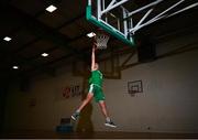 16 June 2021; Ireland U18 international and Limerick Sport Eagles player Reece Barry at the announcement of Limerick Institute of Technology as a Basketball Ireland Centre of Excellence. Photo by Eóin Noonan/Sportsfile