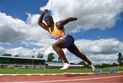 17 June 2021; Israel Olatunde during the Irish Life Health National Junior/U23 and Senior Track and Field Championships Launch at Morton Stadium in Santry, Dublin. Photo by Eóin Noonan/Sportsfile