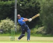 18 June 2021; Lorcan Tucker of Leinster Lightning in action during the Cricket Ireland InterProvincial Trophy 2021 match between Leinster Lightning and Munster Reds at Pembroke Cricket Club in Dublin. Photo by Matt Browne/Sportsfile
