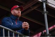18 June 2021; Suspended St Patrick's Athletic head coach Stephen O'Donnell looks on during the SSE Airtricity League Premier Division match between St Patrick's Athletic and Sligo Rovers at Richmond Park in Dublin. Photo by Harry Murphy/Sportsfile