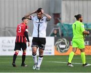18 June 2021; Patrick Hoban of Dundalk reacts during the SSE Airtricity League Premier Division match between Dundalk and Longford Town at Oriel Park in Dundalk, Louth. Photo by Eóin Noonan/Sportsfile