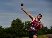19 June 2021; Padraic Mccarthy of Lios Tuathail AC, Kerry, competing in the Junior Men's Shot Put during day one of the Irish Life Health Junior Championships & U23 Specific Events at Morton Stadium in Santry, Dublin. Photo by Sam Barnes/Sportsfile