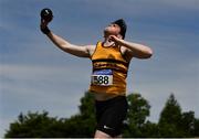 19 June 2021; Ryan Duggan of Leevale AC, Cork competing in the Under 23 Men's Shot Put during day one of the Irish Life Health Junior Championships & U23 Specific Events at Morton Stadium in Santry, Dublin. Photo by Sam Barnes/Sportsfile