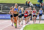 19 June 2021; Lauren Tinkler of Dublin City Harriers AC, Dublin, competing in the Under 23 Women's 5000m during day one of the Irish Life Health Junior Championships & U23 Specific Events at Morton Stadium in Santry, Dublin. Photo by Sam Barnes/Sportsfile