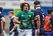 19 June 2021; Alex Soroka of Ireland after scoring his side's first try during the U20 Six Nations Rugby Championship match between Scotland and Ireland at Cardiff Arms Park in Cardiff, Wales. Photo by Chris Fairweather/Sportsfile