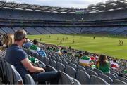 19 June 2021; Supporters look on from the Cusack Stand during the Allianz Football League Division 3 Final match between Derry and Offaly at Croke Park in Dublin. Photo by Piaras Ó Mídheach/Sportsfile