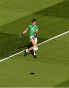 19 June 2021; Offaly goalkeeper Paddy Dunican during the Allianz Football League Division 3 Final match between between Derry and Offaly at Croke Park in Dublin. Photo by Ray McManus/Sportsfile